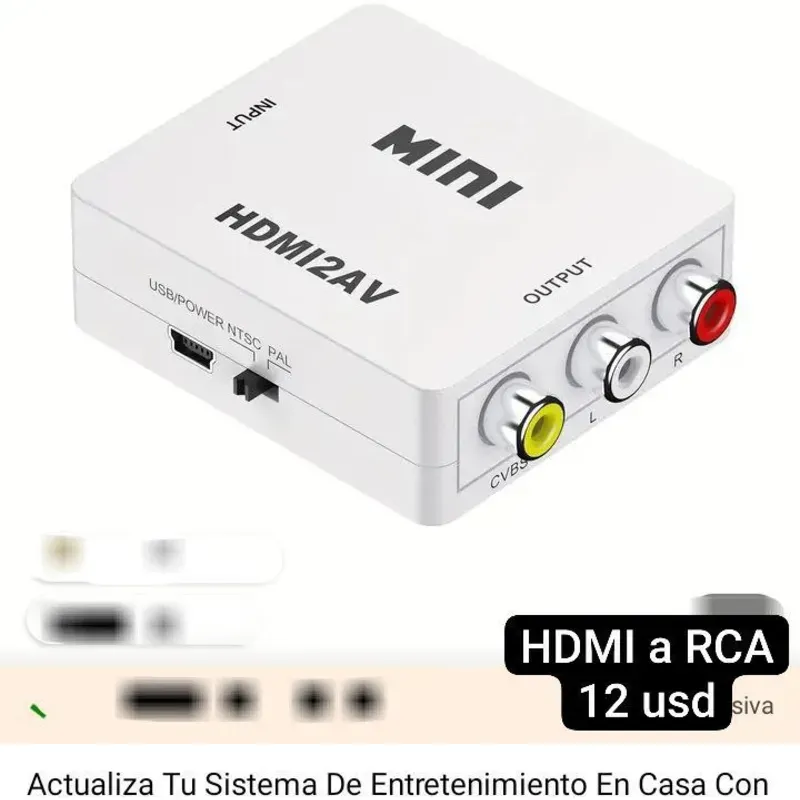 Adaptador HDMI a RCA