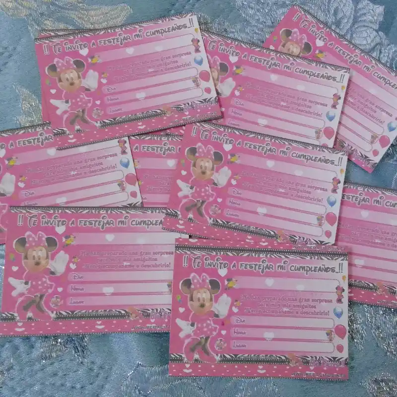 Invitación Minnie Mouse