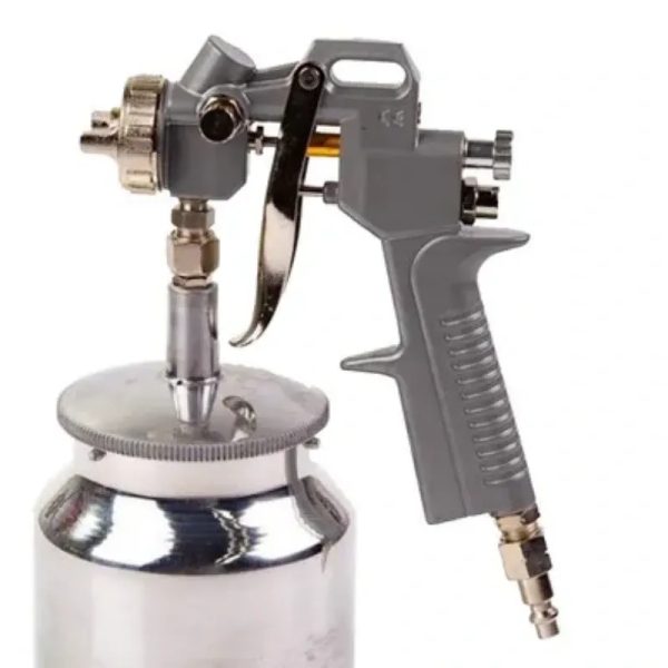 Pistola Para Pintar 1 Litro Succion Baja Presion 50 Psi .