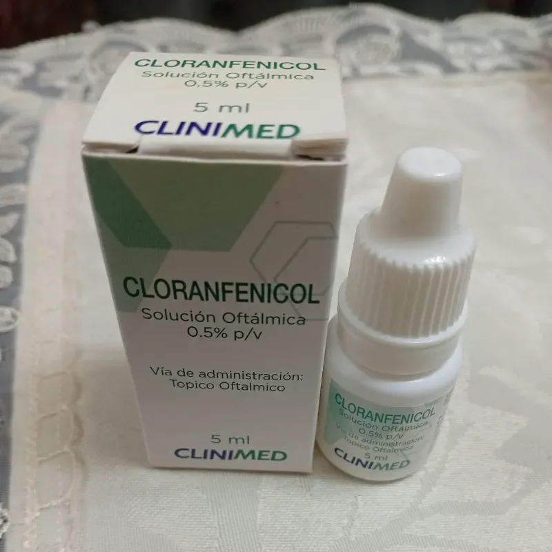  Cloranfenicol (0.5 %, 5 ml)