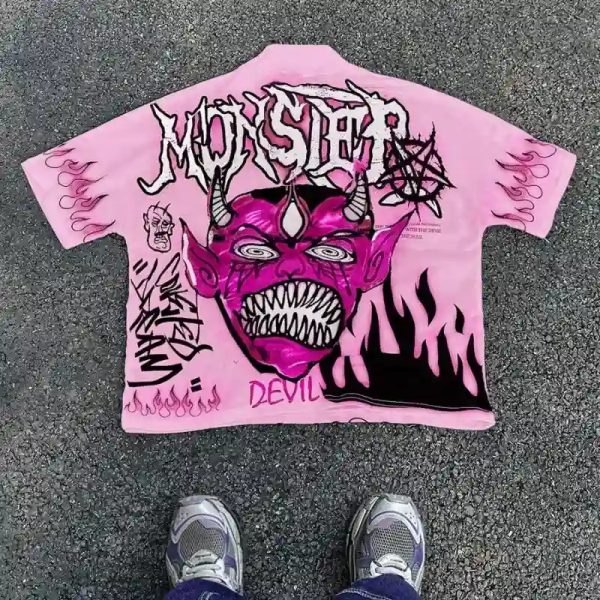 Pullover Pink Devil