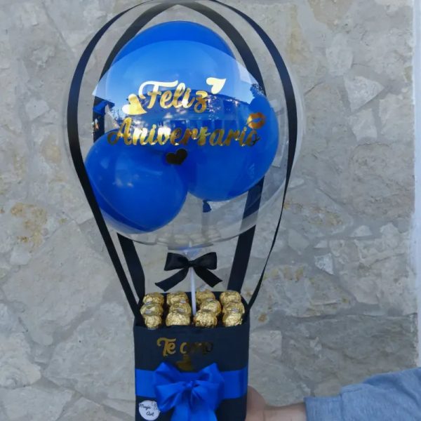 Cesta con globo