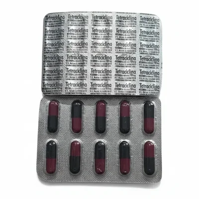 Tetraciclina (10Cps100mg)(NO VINO CON FECHA DE VENCIMIENTO)