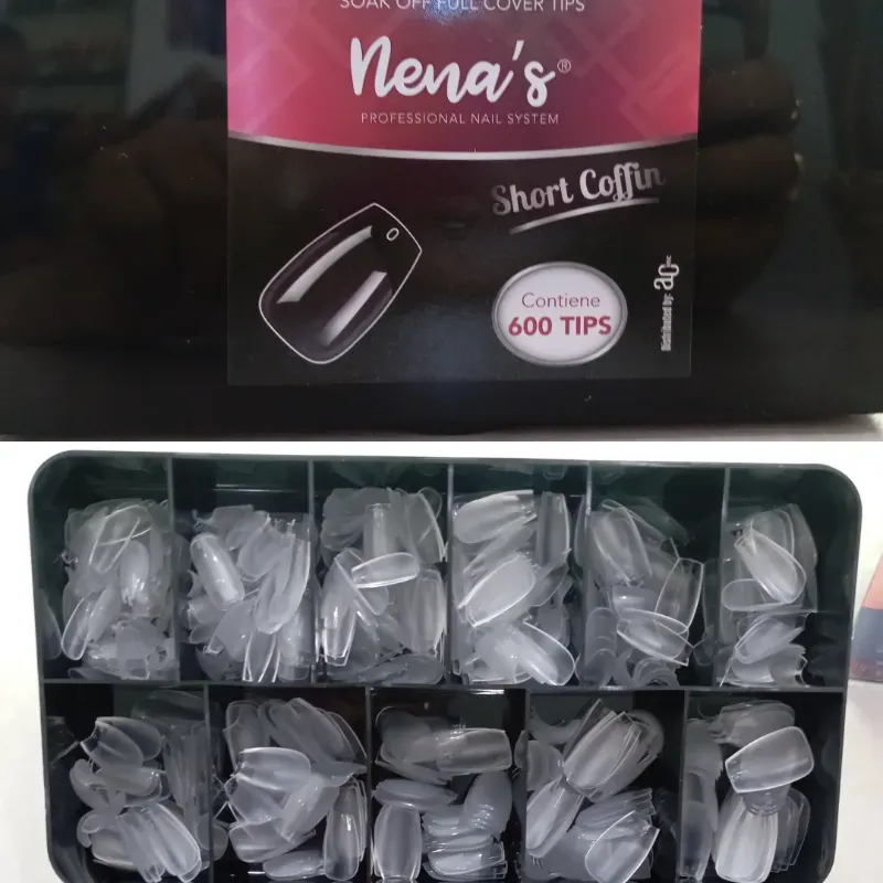 CAJA DE 600 UÑAS NENA'S
