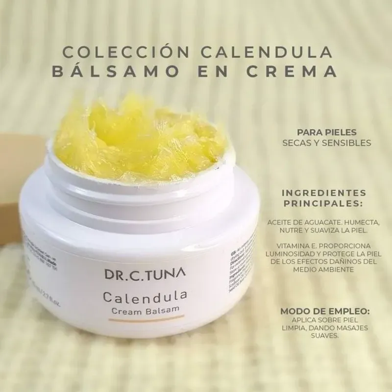 bálsamo MULTIUSOS de Caléndula Dr. C. Tuna que no puede faltar en tu vida! ✨