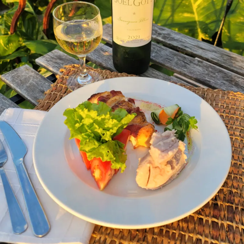 Pechuga de pollo Embardada