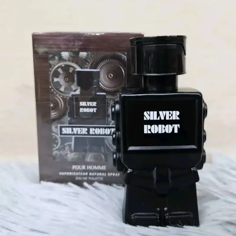 Perfume silver robot