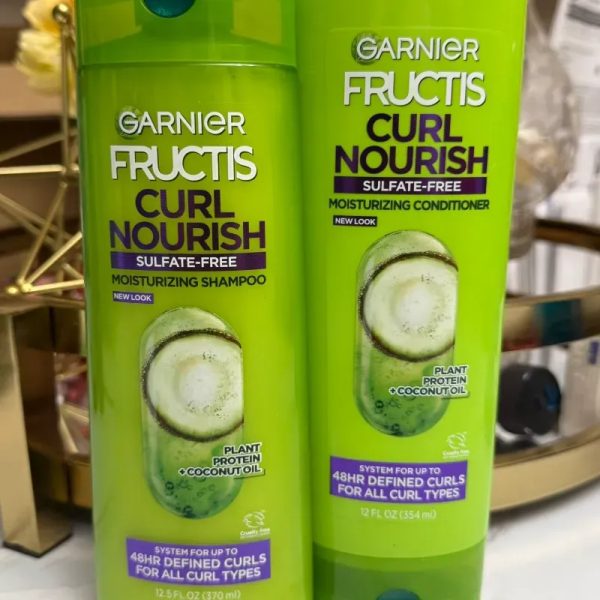 ✨ Shampoo y acondicionador Garnier Fructis Curl Nourish