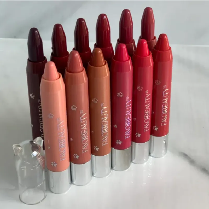 Labial forma de crayola