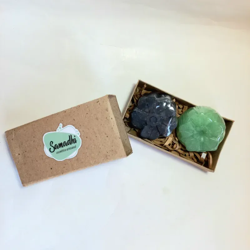 Set "Piel Radiante" (carbón activado y menta)