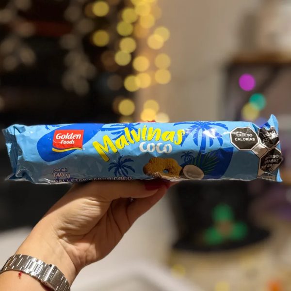 Galletas Malvinas sabor coco