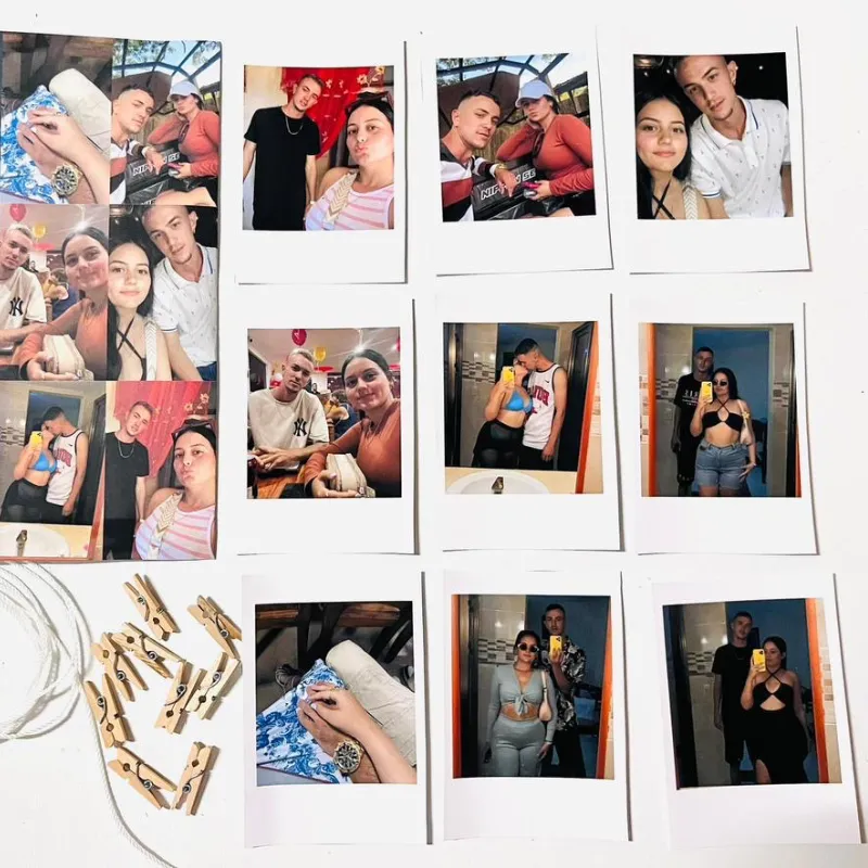 Tendedero polaroid 9 fotos