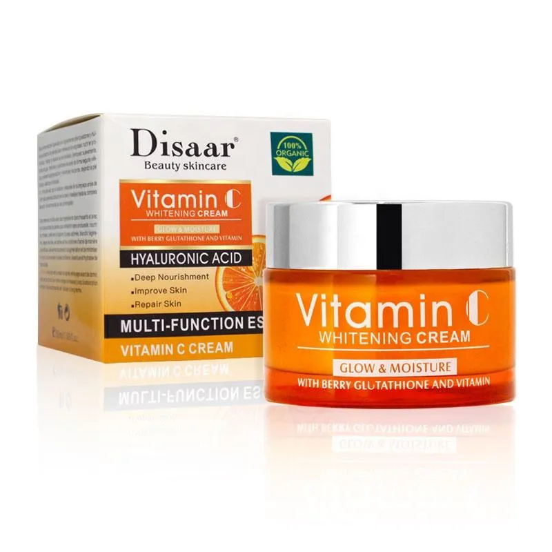 Crema Blanqueadora Facial  Hidratante  e Iluminadora  de la Piel con Vitamina C