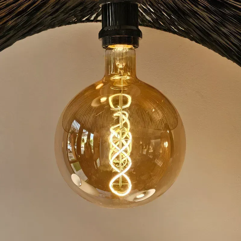 Bombillo decorativo redondo