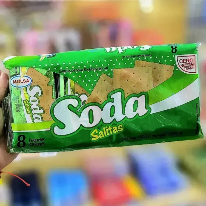 Paquete  de galletas de Soda 640 cup