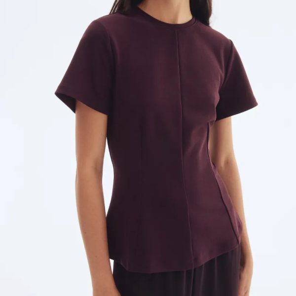 Blusa corte de princesa roja
