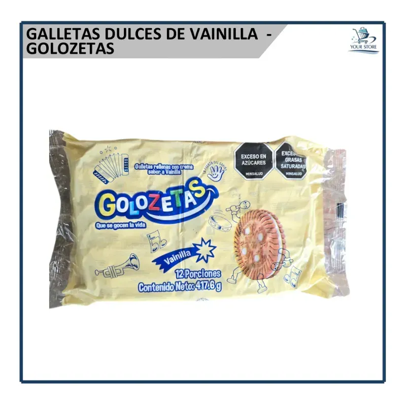 Galletas de Vainilla - Golozetas (417.6g)