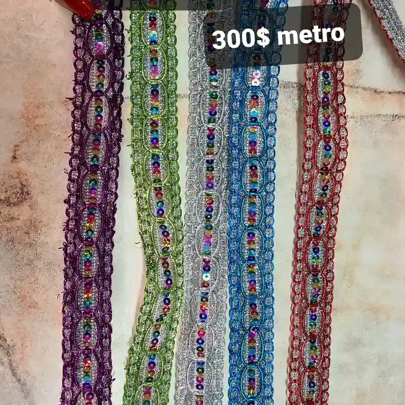 Galon con lentejuelas