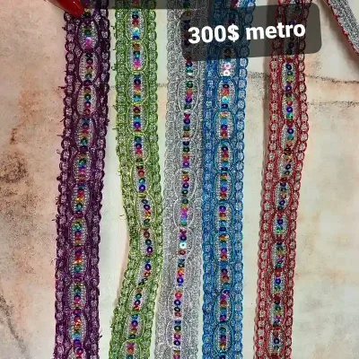 Galon con lentejuelas