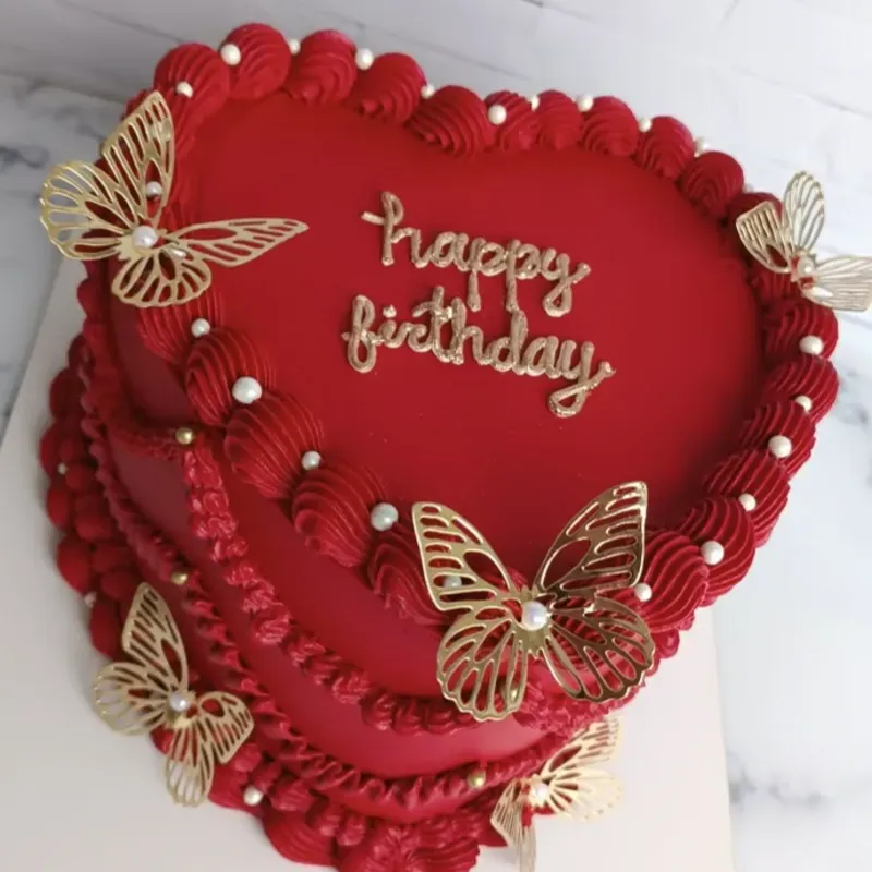 Corazon con mariposas