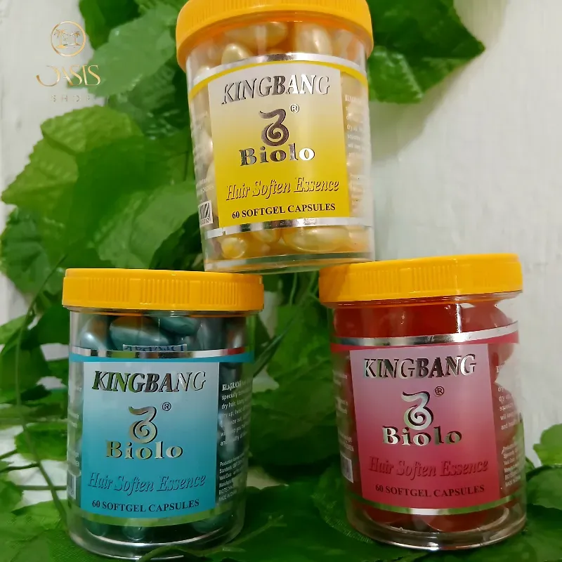 Cápsulas de aceite para tratamiento del cabello