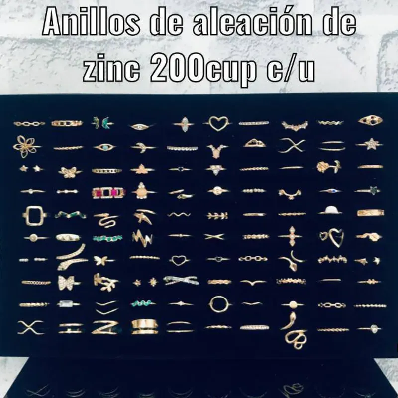 Anillos de aleación de zinc