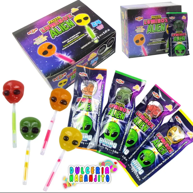 piruletas Luminox Alien