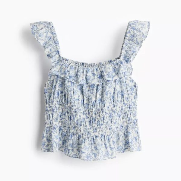 Blusa Azul y Blanca