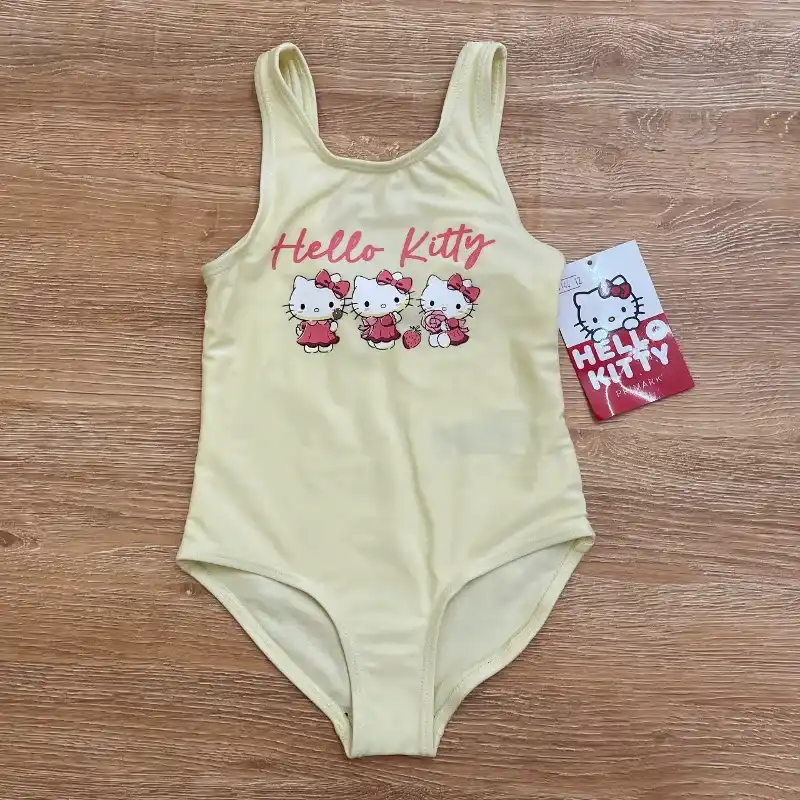 Trusa "Hello Kitty" de color amarillo