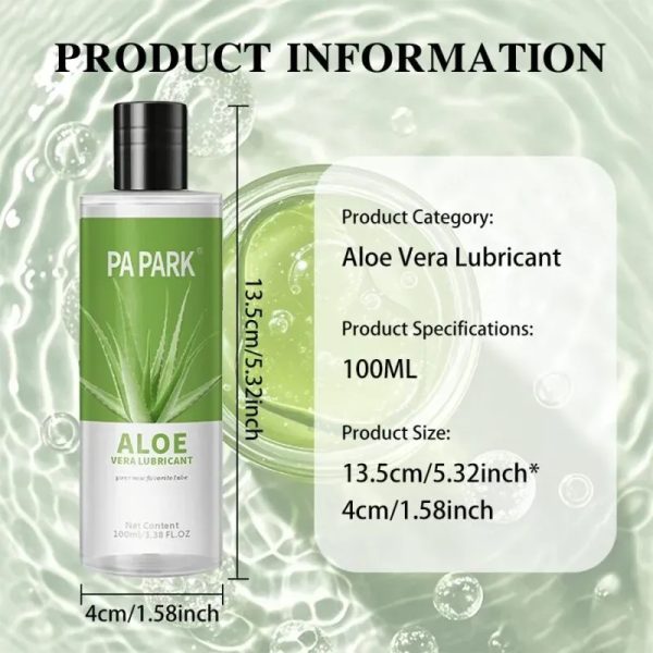  Lubricante Natural de Aloe Vera PA PARK: Hidratación y Placer Sin Límites (A)(ST)