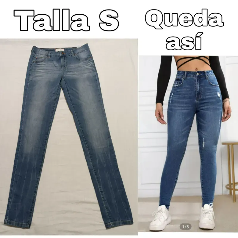 Pantalón Azul claro de mezclilla