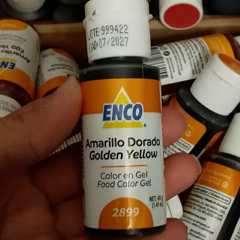Tinta Enco 40g Amarillo dorado