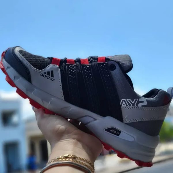 Adidas AXP Gris y rojas
