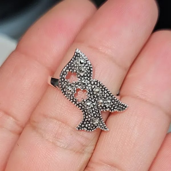 Anillo de plata 925 y Marquesitas