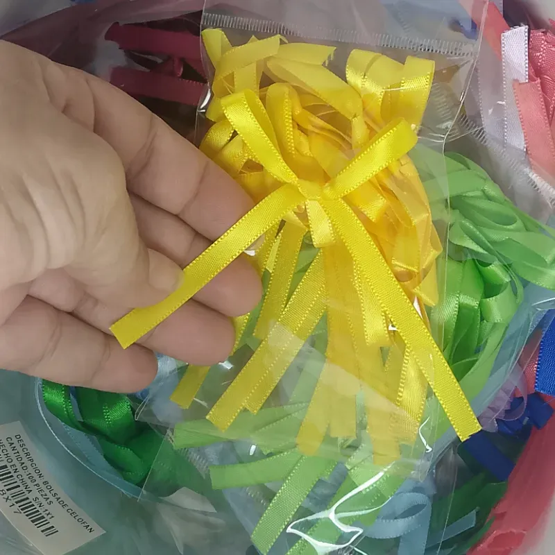 Lazos amarillos para estilo coquette  x15