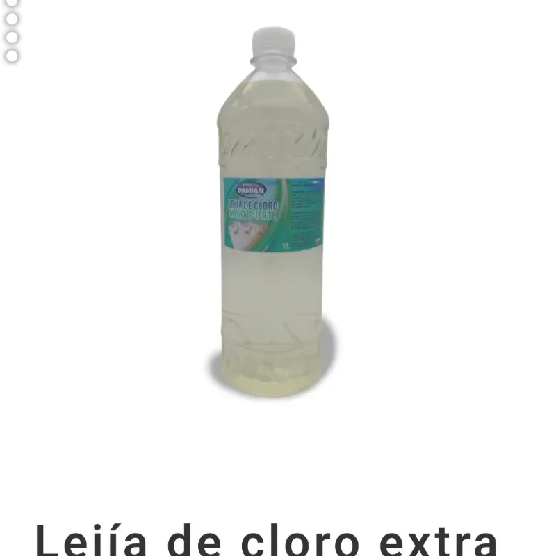Lejía de cloro extra fuerte 1L