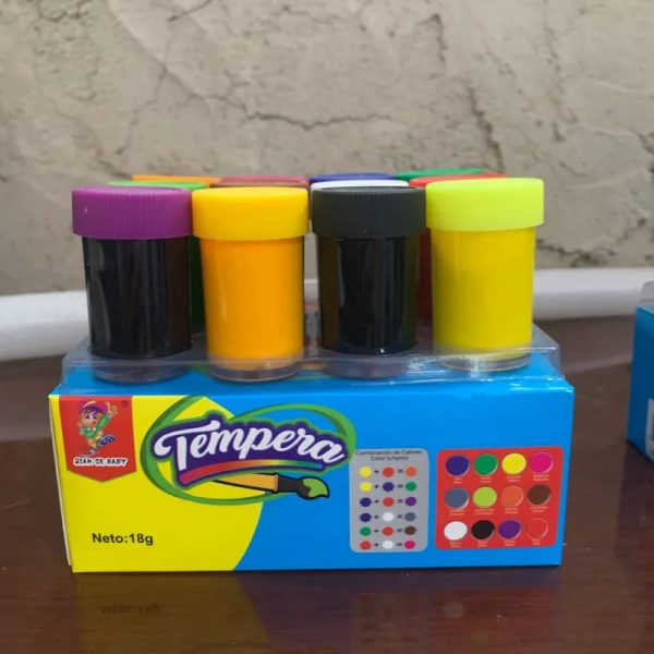 Acuarela 12 colores