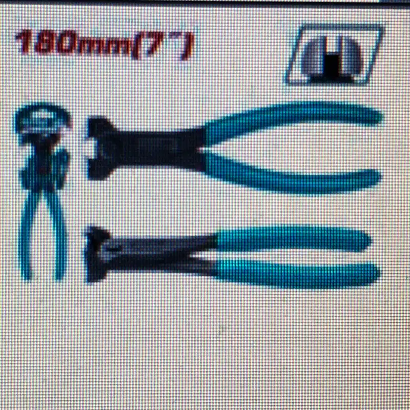 Alicates de corte final