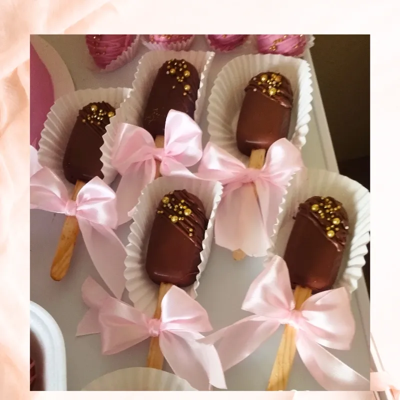 Pack de 5 U de Paletas de chocolate negro