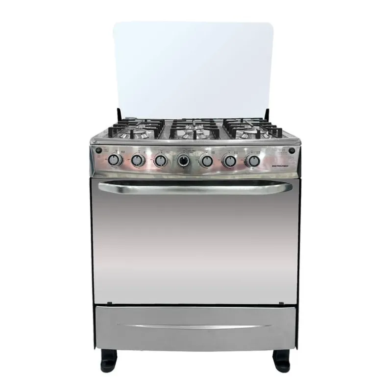 Cocina de 6 Quemadores Premier Negra 8691