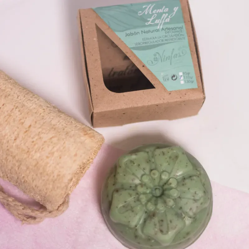 Jabón de Menta y Luffa