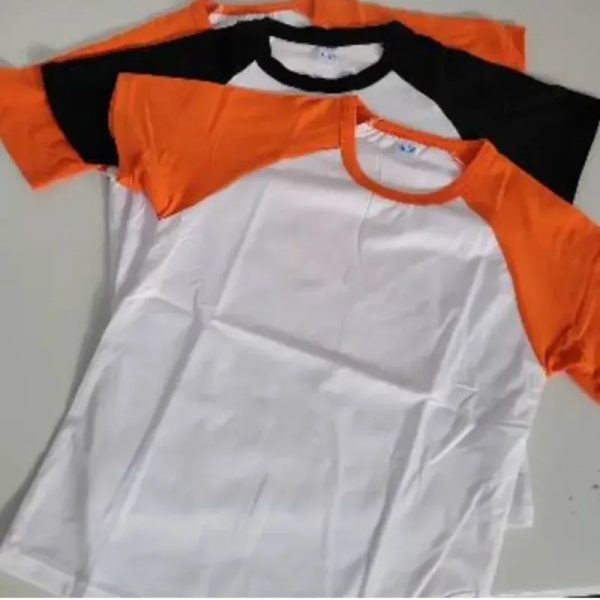Pullover blanco con mangas de colores(niños)