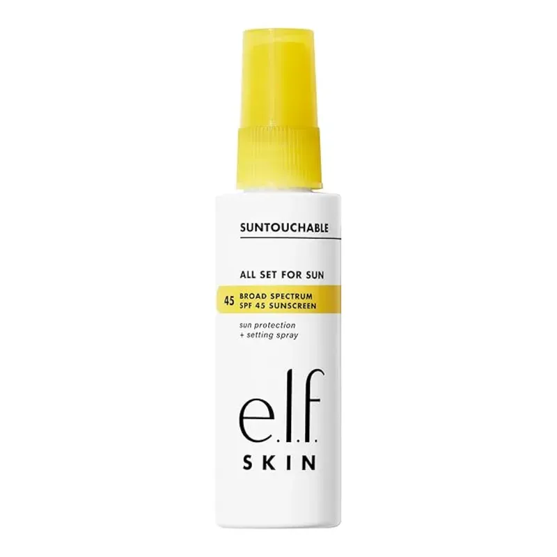 e.l.f. Fijador de maquillaje con protección solar