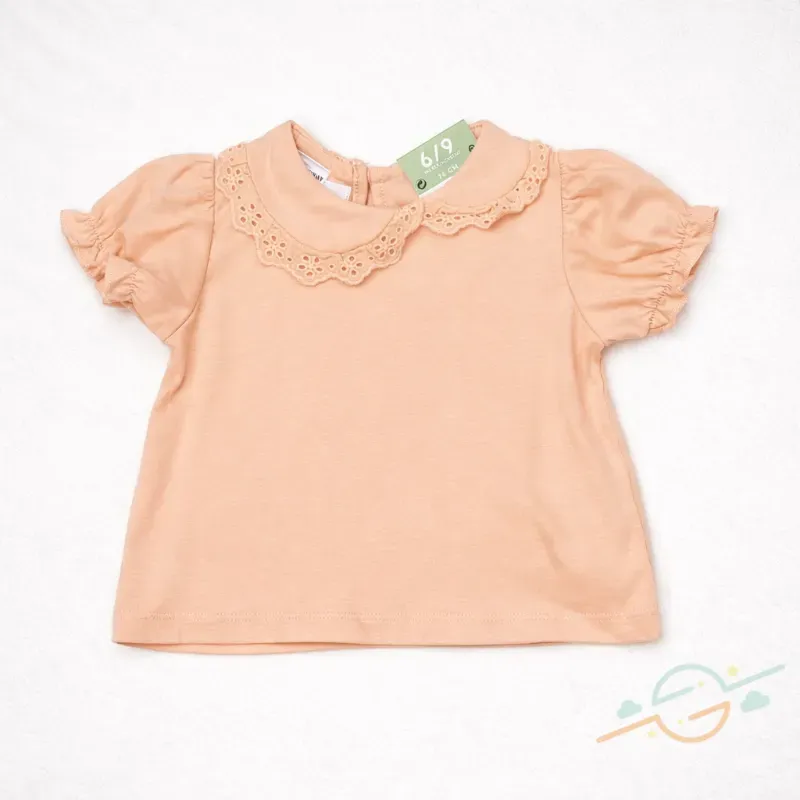 Blusa cuello naranja LEFTIE