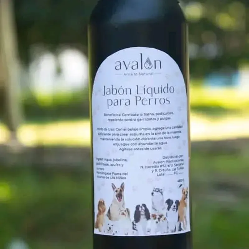 Jabón líquido para perros