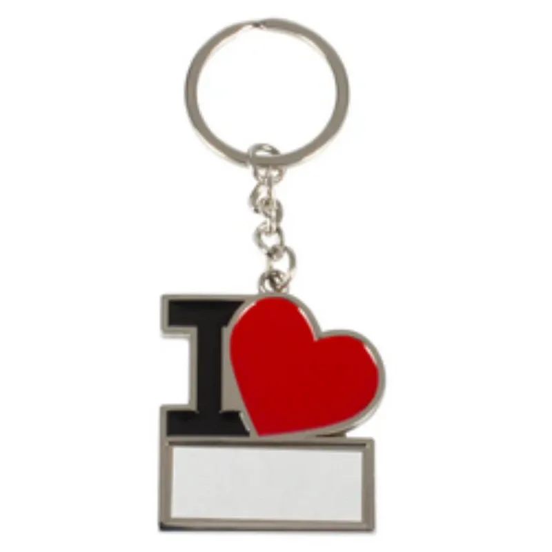 Llavero de metal I Love