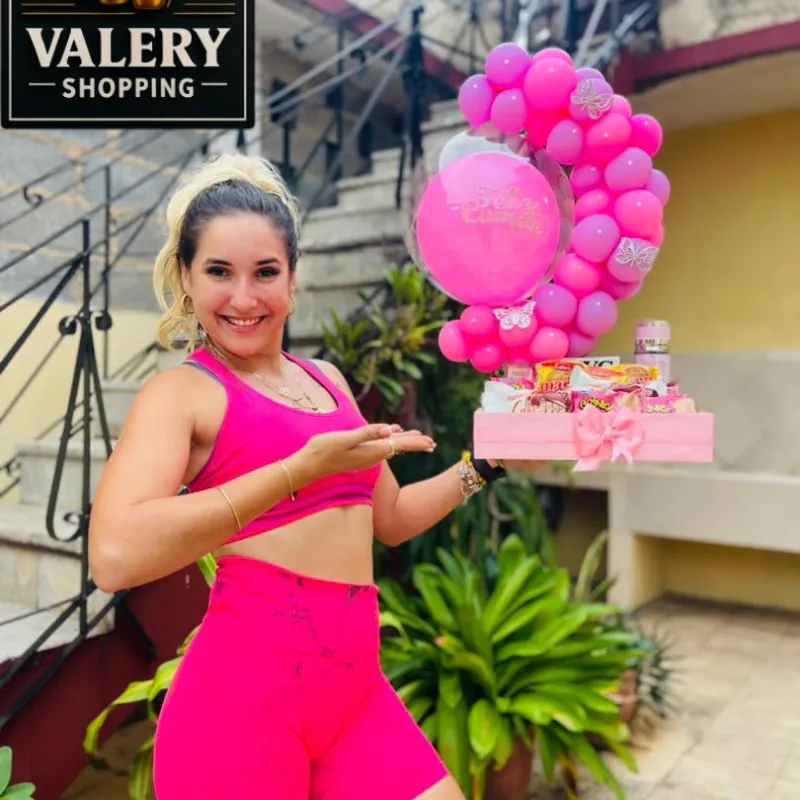 Caja decorada especial para cumpleaños