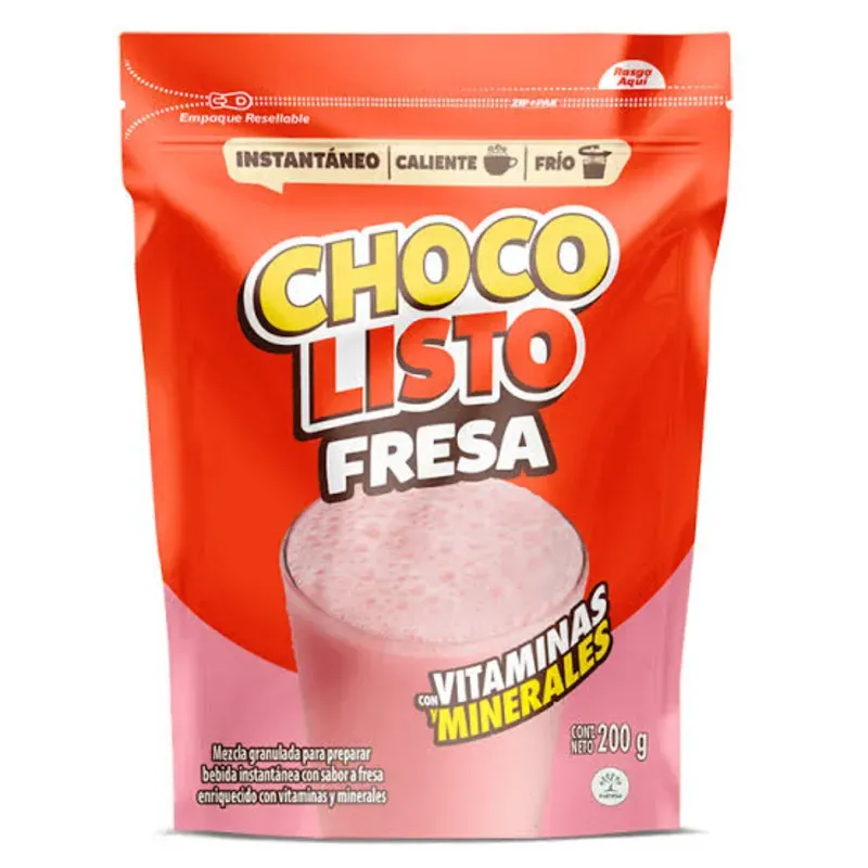 Chocolisto Fresa 200g