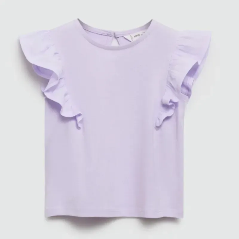 Blusa morada MANGO