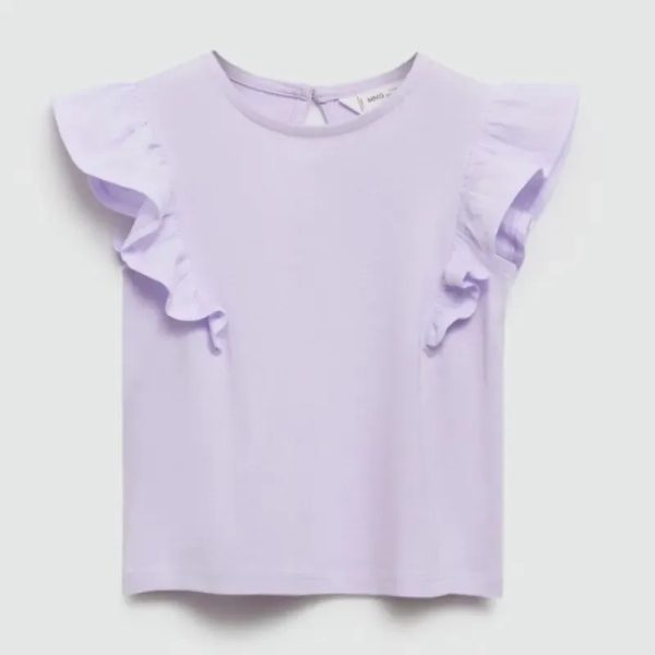 Blusa morada MANGO